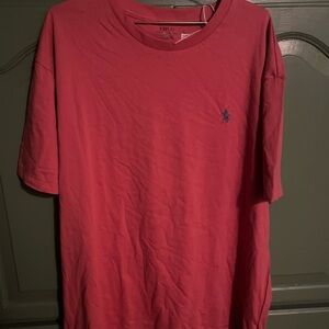 Polo by Ralph Lauren Men's Vibrant Coral Red Tee NWOT